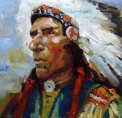 Indian Chief Paint By Numbers