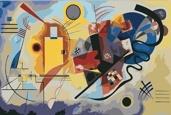 Wassily Kandinsky Yellow Red Blue - Abstract Painting By Numbers