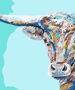 Rampart Cow - Animals Painting By Numbers