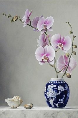 Magnolias Flowers -  Flowers Painting By Numbers