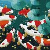 Colorful Koi Fish - Animals Painting By Numbers