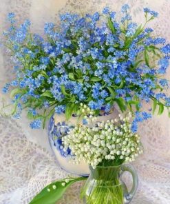 Lily Of the Valley Flowers -  Flowers Painting By Numbers