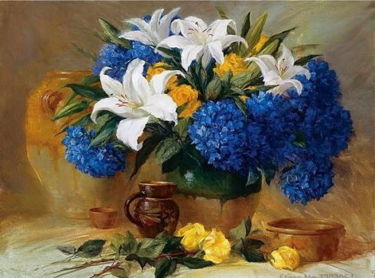Peony Flower - Flowers Painting By Numbers