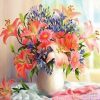 Bloom Flowers Bouquet -  Flowers Painting By Numbers