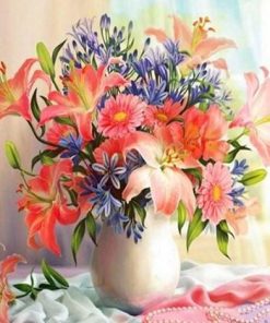 Bloom Flowers Bouquet -  Flowers Painting By Numbers