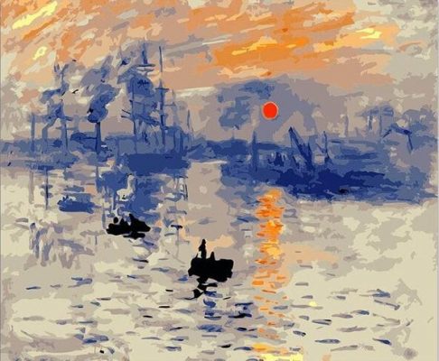 Impression Sunrise Claude Monet - Landscape Painting By Numbers