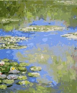 Water Lilies Morning Claude Monet - Landscape Painting By Numbers