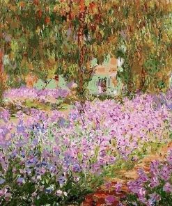 The Artist's Garden at Giverny Claude Monet - Landscape Painting By Numbers