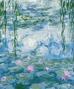 Water Lilies Nympheas Claude Monet - Landscape Painting By Numbers