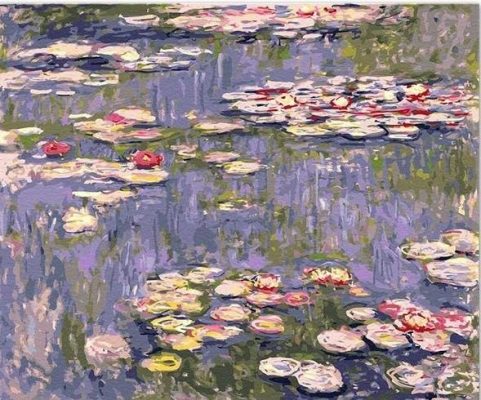 Water Lilies Pond Claude Monet - Landscape Painting By Numbers
