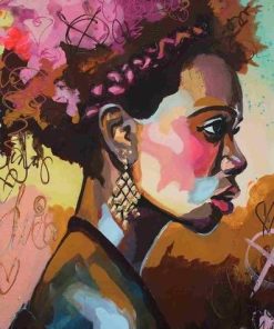 Young African Woman - People Painting By Numbers