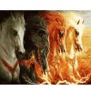 Horses From Hell - Animals Painting By Numbers