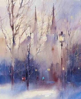 Mist in Moscow - Cities Painting By Numbers