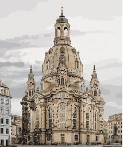 Dresden Church Painting By Numbers