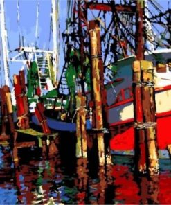 Fishing Boat Paint By Numbers