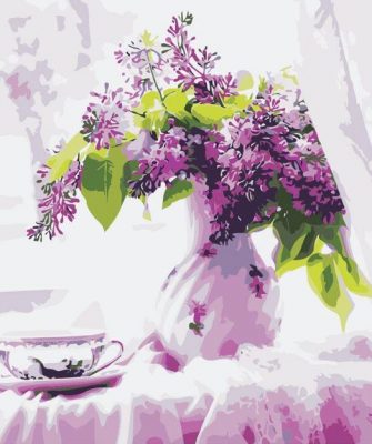 Lilac Flowers Paint By Numbers