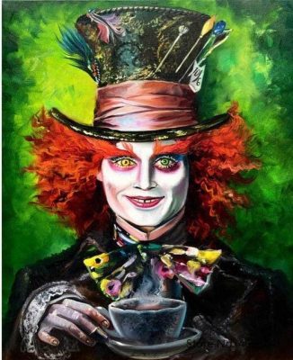 Mad Hatter - People Painting By Numbers