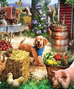 Farm Animals - Animals Painting By Numbers