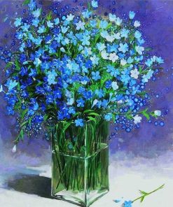 Periwinkle -  Flowers Painting By Numbers