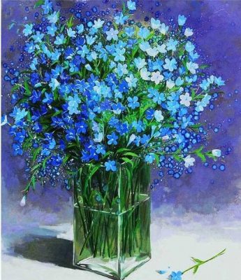 Periwinkle -  Flowers Painting By Numbers