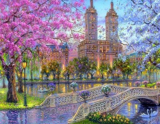New York Central Park - Cities Painting By Numbers