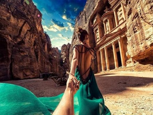 Follow Me Petra  - Cities Painting By Numbers