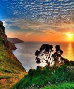 Valley of The Rocks Sunset - Landscape Painting By Numbers