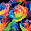 Colorful Flower - DIY Paint By Numbers - Numeral Paint