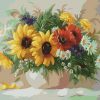 Sunflowers Wall Art Paint By Numbers