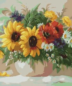 Sunflowers Wall Art Paint By Numbers