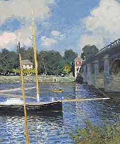 The Bridge at Argenteuil By Claude Monet - Landscape Painting By Numbers