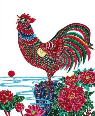 Red Chicken - Birds Painting By Numbers