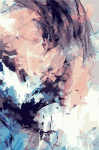 Abstract Modern Scenery - Abstract Painting By Numbers