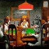 Dogs Playing Poker Paint By Numbers