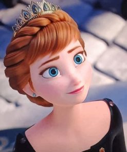 Anna Of Arendelle Frozen Paint By Numbers