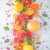 Citrus Pomegranate Salad Paint By Numbers