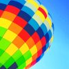 Colorful Hot Air Balloon Paint By Numbers