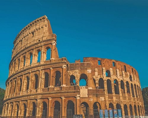 Colosseum Rome Italy Paint By Numbers