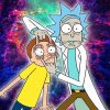 Crazy Rick And Morty Paint By Numbers