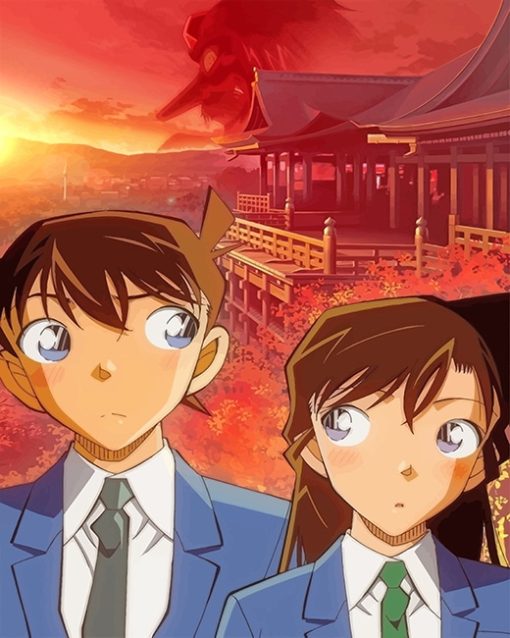 Detective Conan And Ran Paint By Numbers