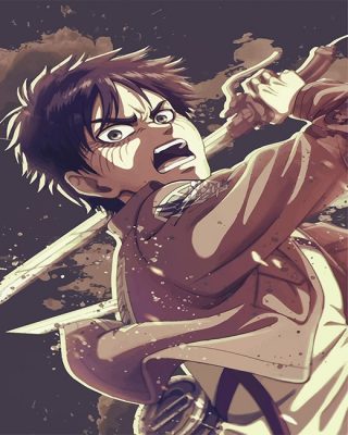 Eren Attack On Titan Paint By Numbers