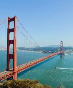 Golden Gate Bridge San Fransisco Paint By Numbers