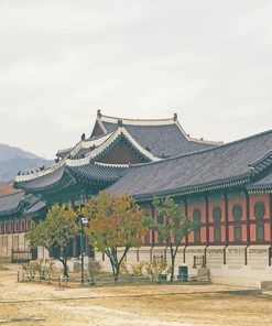 Gyeongbokgung Palace South Korea Paint By Numbers