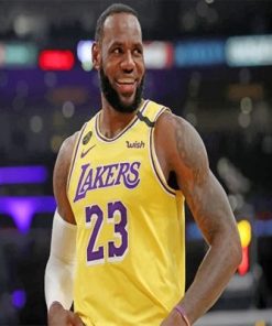 Lebron James Lakers Paint By Numbers