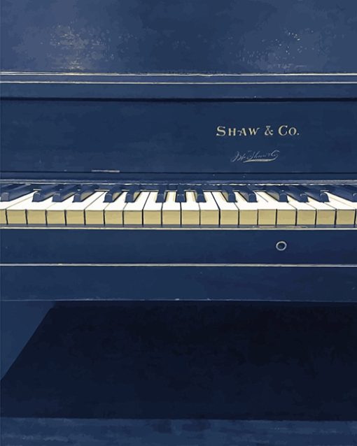 Piano Shaw and Co Paint By Numbers