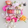 Pink Macarons With Flowers Paint By Numbers