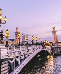 Pont Alexandre III Paris France Paint By Numbers