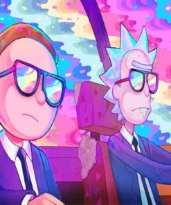 Rick And Morty Cartoon Paint By Numbers