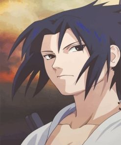 Sasuke Uchiha Art Paint By Numbers