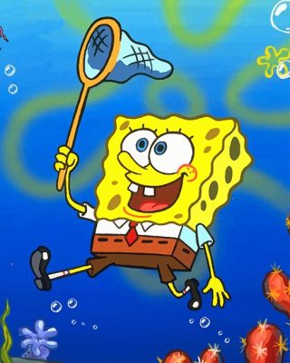 Spongebob Squarepants Cartoon Paint By Numbers